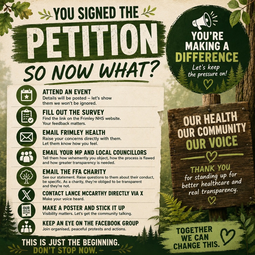 Signed the Petition, so what now…?